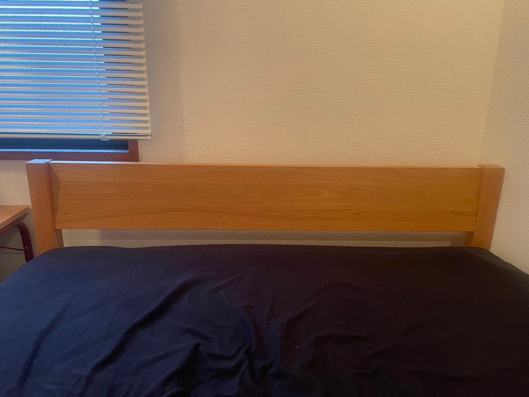 無印良品ダブルベッドフレーム収納付【2月末発送】