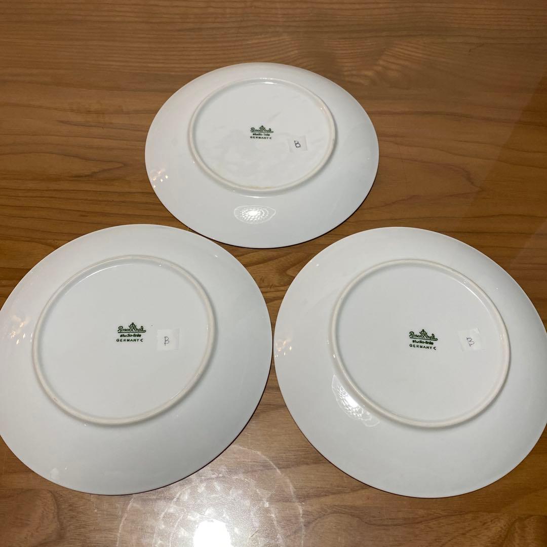 ピエモンテ エミリオプッチ ローゼンタール プレート 皿 3枚 ケーキ