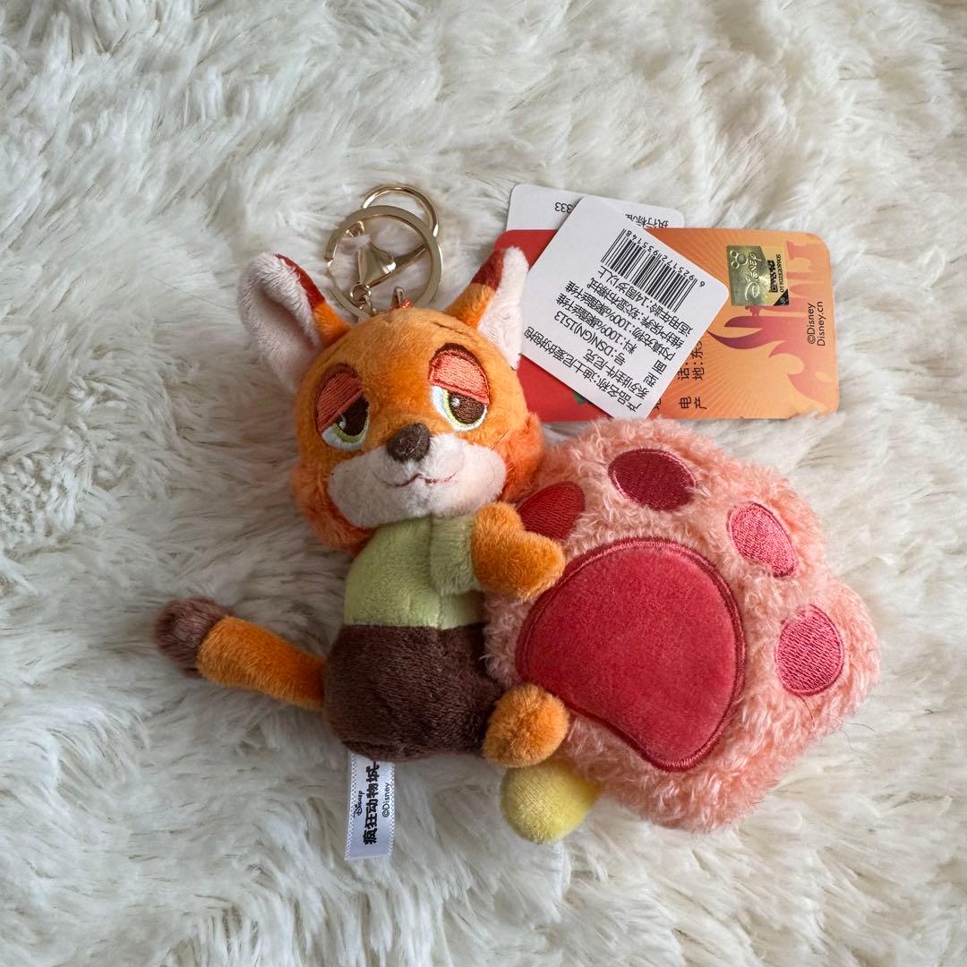 お顔厳選 ズートピア ニック ジュディ マスコットキーホルダーセット