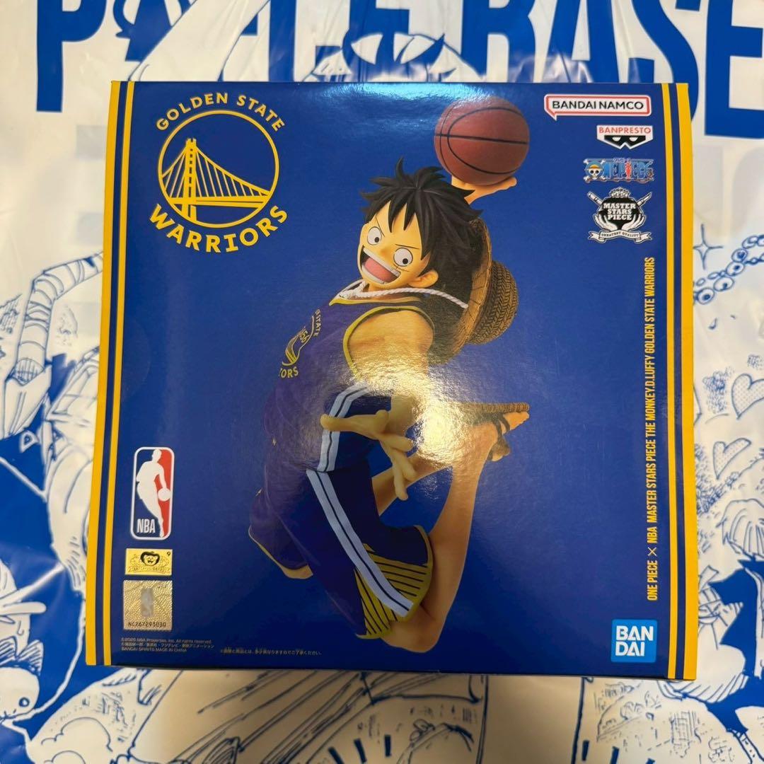 新品 ワンピースベースショップ　NBA ウォーリアーズ　ルフィ　フィギュア　1