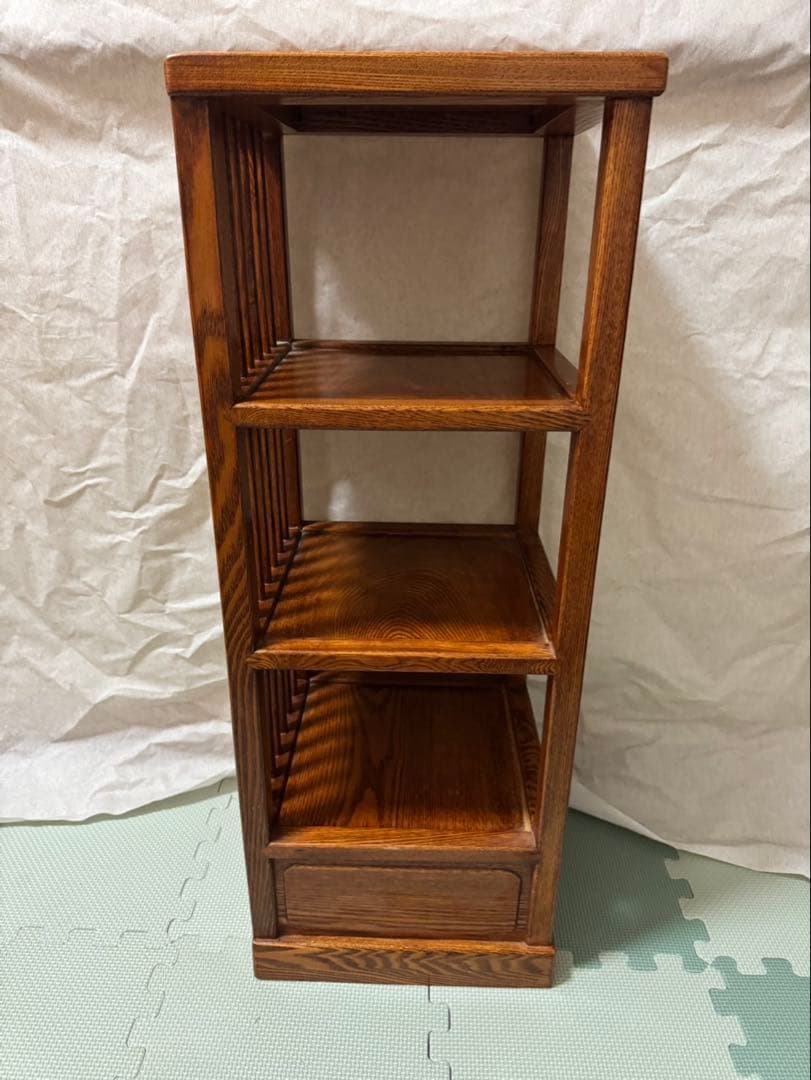 レトロ　アンティーク　3段棚　飾り棚　シェルフ