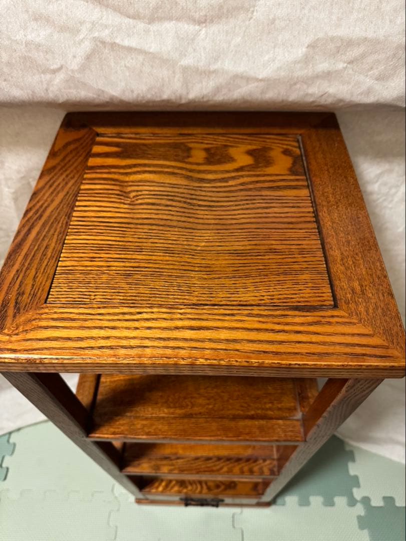 レトロ　アンティーク　3段棚　飾り棚　シェルフ