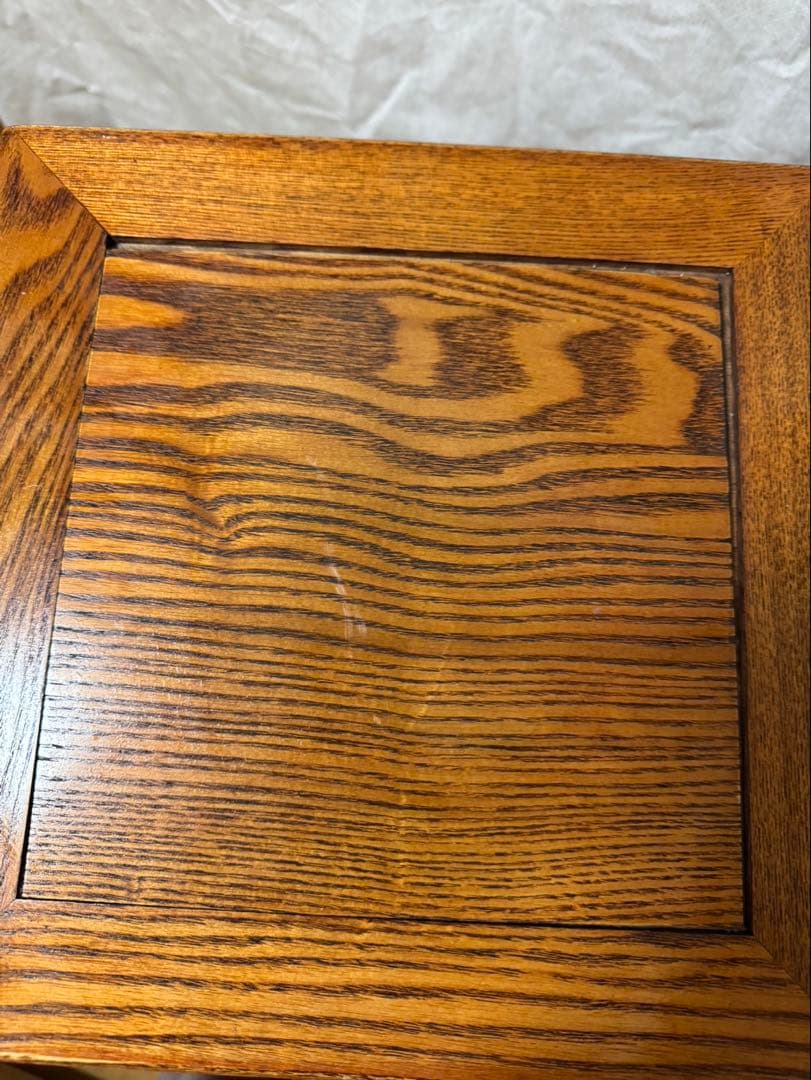 レトロ　アンティーク　3段棚　飾り棚　シェルフ