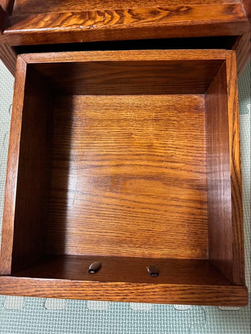 レトロ　アンティーク　3段棚　飾り棚　シェルフ