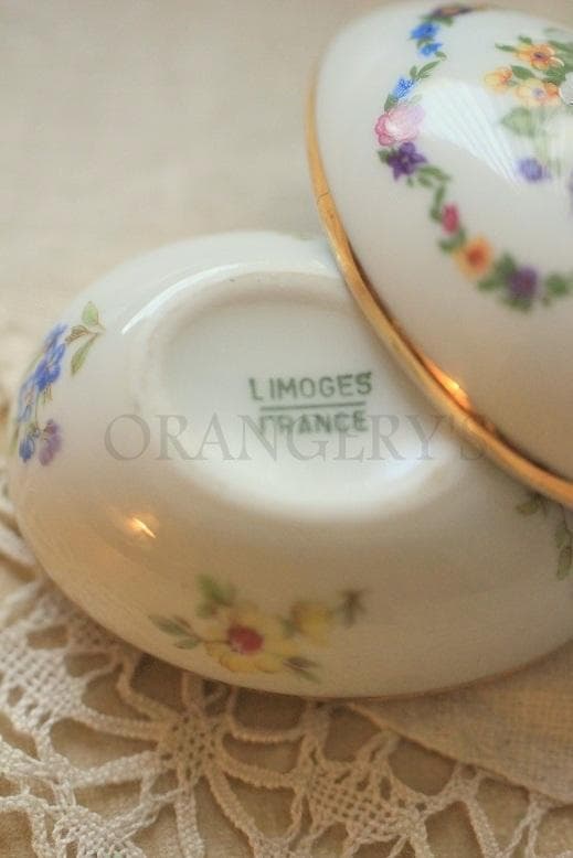 セール中】1960年代ヴィンテージリモージュエッグボックス VN0007