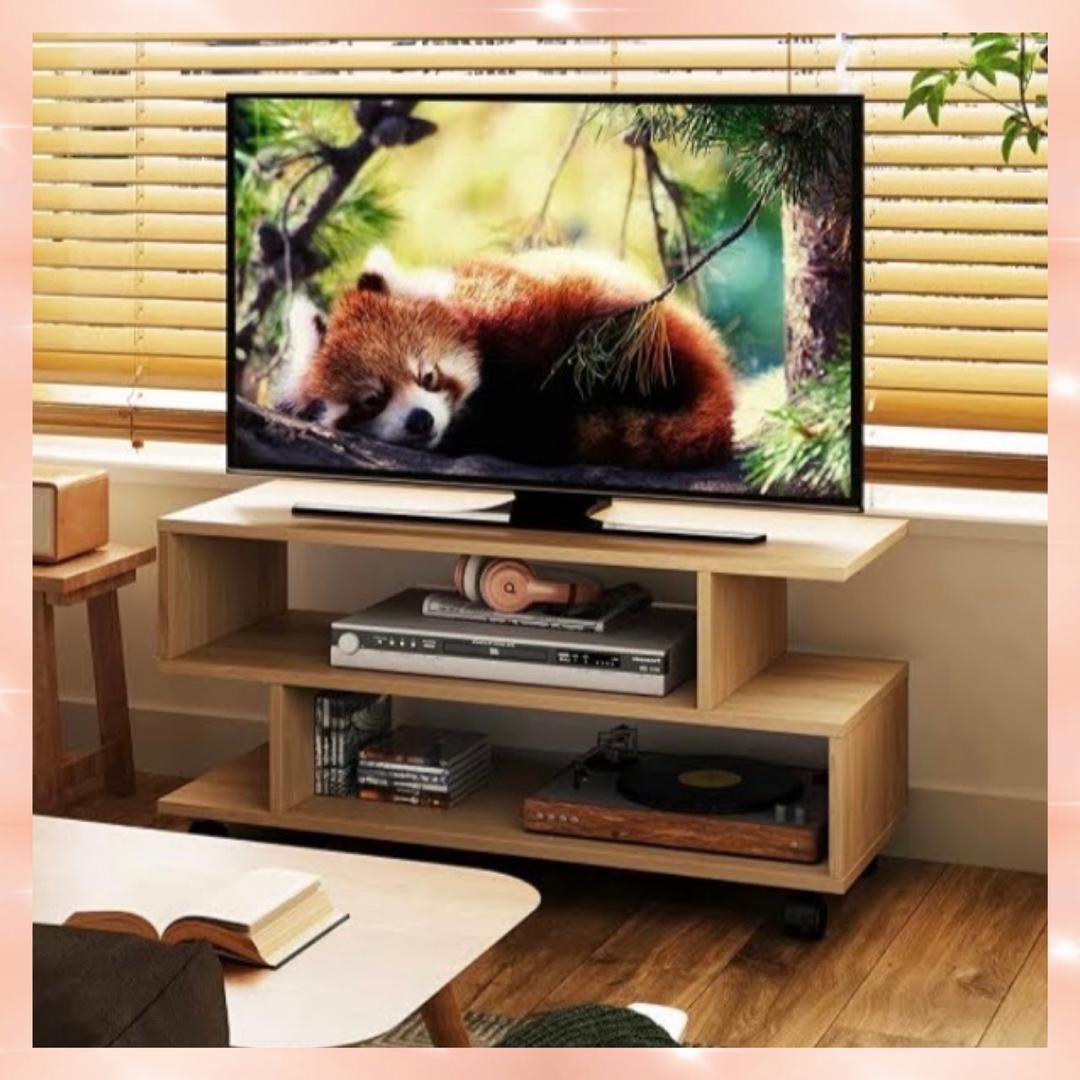 ❤24-37V対応❣組立簡単♪❤テレビ台☆ローボード・キャスター付き