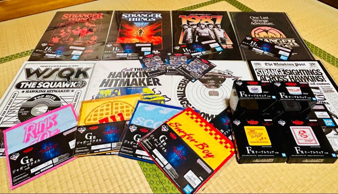 一番くじストレンジャー・シングス未知の世界Vol2 F賞•G賞•H賞•I賞各種