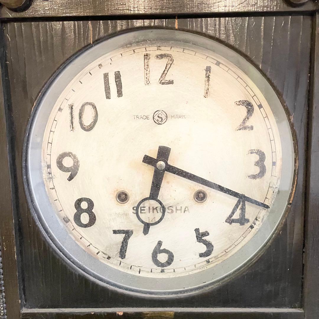 SEIKOSHA 精工舎　ボンボン時計　振り子時計 掛時計 昭和レトロ　ジャンク