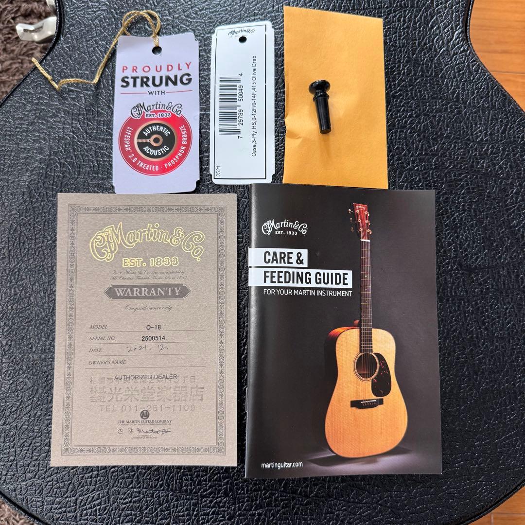 Martin 0-18 2021.12 美品　光栄堂セレクト