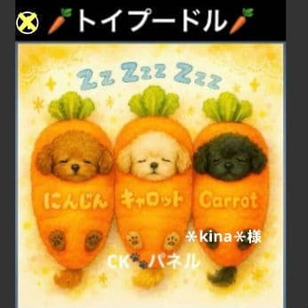 ハンドメイド　オーダー受付ページ　　♡お野菜　わんこ　パネル♡
