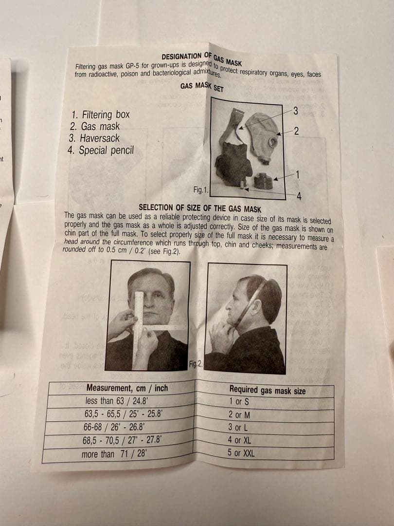 Evistar ガスマスク GP-5 XL 未使用 希少モデル - メルカリ