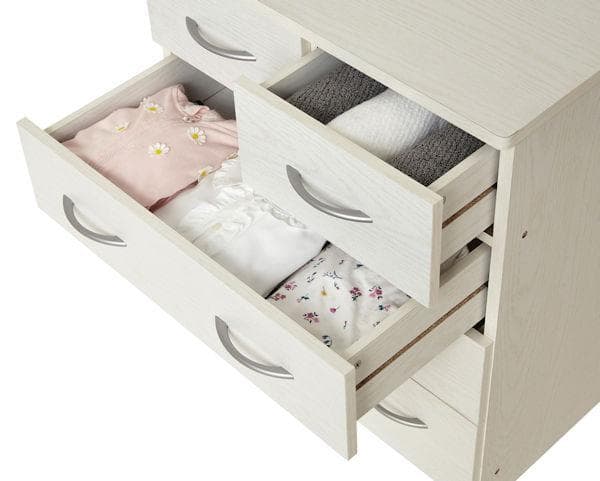 衣類収納チェスト幅60cm ホワイトオーク系 収納 タンス（1172）