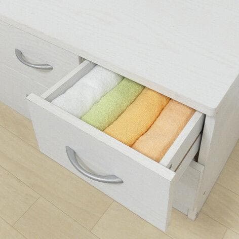 衣類収納チェスト幅60cm ホワイトオーク系 収納 タンス（1172）