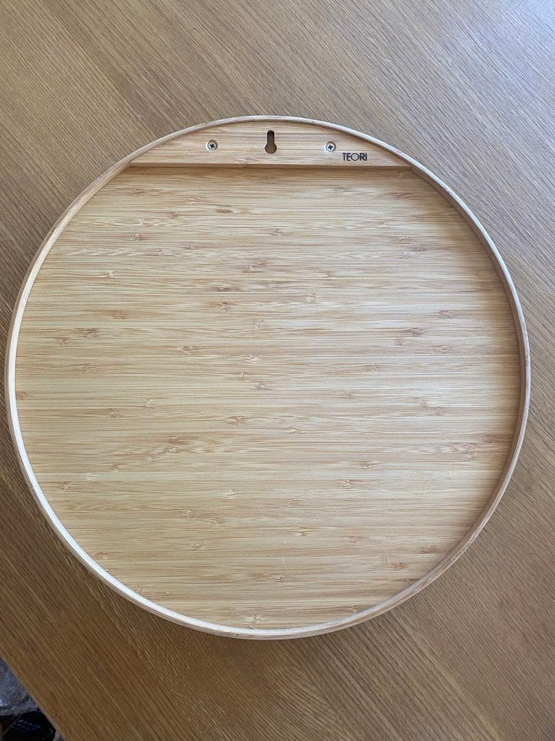 テオリ TEORI 壁掛けミラー ゼロ ZERO Mサイズ 墨色 鏡 丸型 姿見