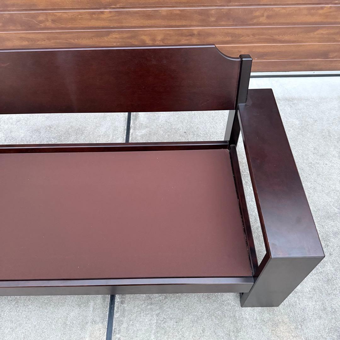 美品 飛騨産業 北海道民芸家具 カウチ ソファ 購入価格38万