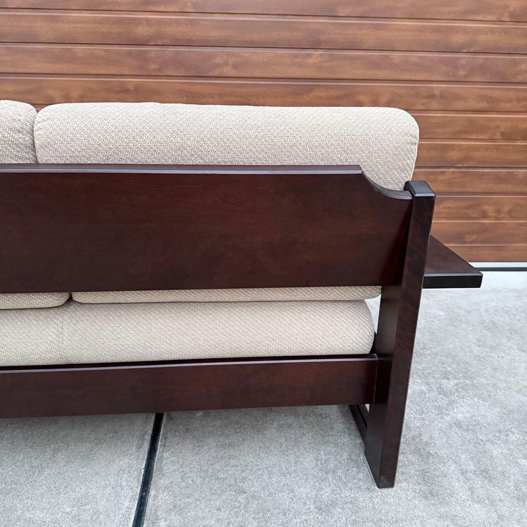 美品 飛騨産業 北海道民芸家具 カウチ ソファ 購入価格38万