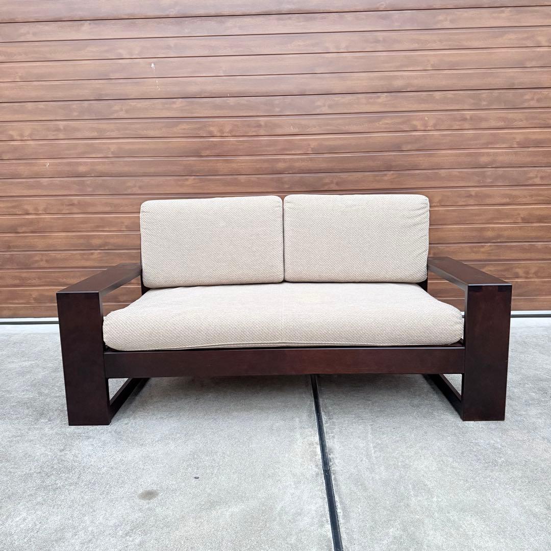 美品 飛騨産業 北海道民芸家具 カウチ ソファ 購入価格38万