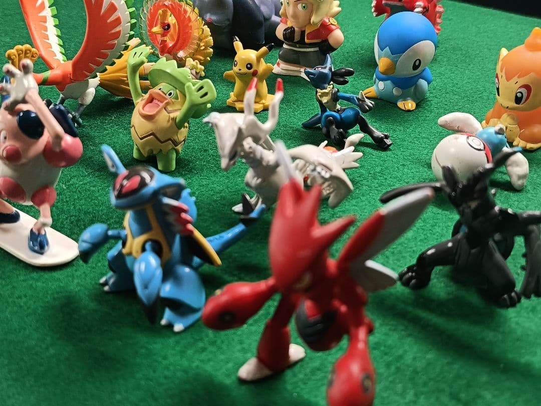 当時物　ポケモン　モンコレ　指人形など　計17個セット