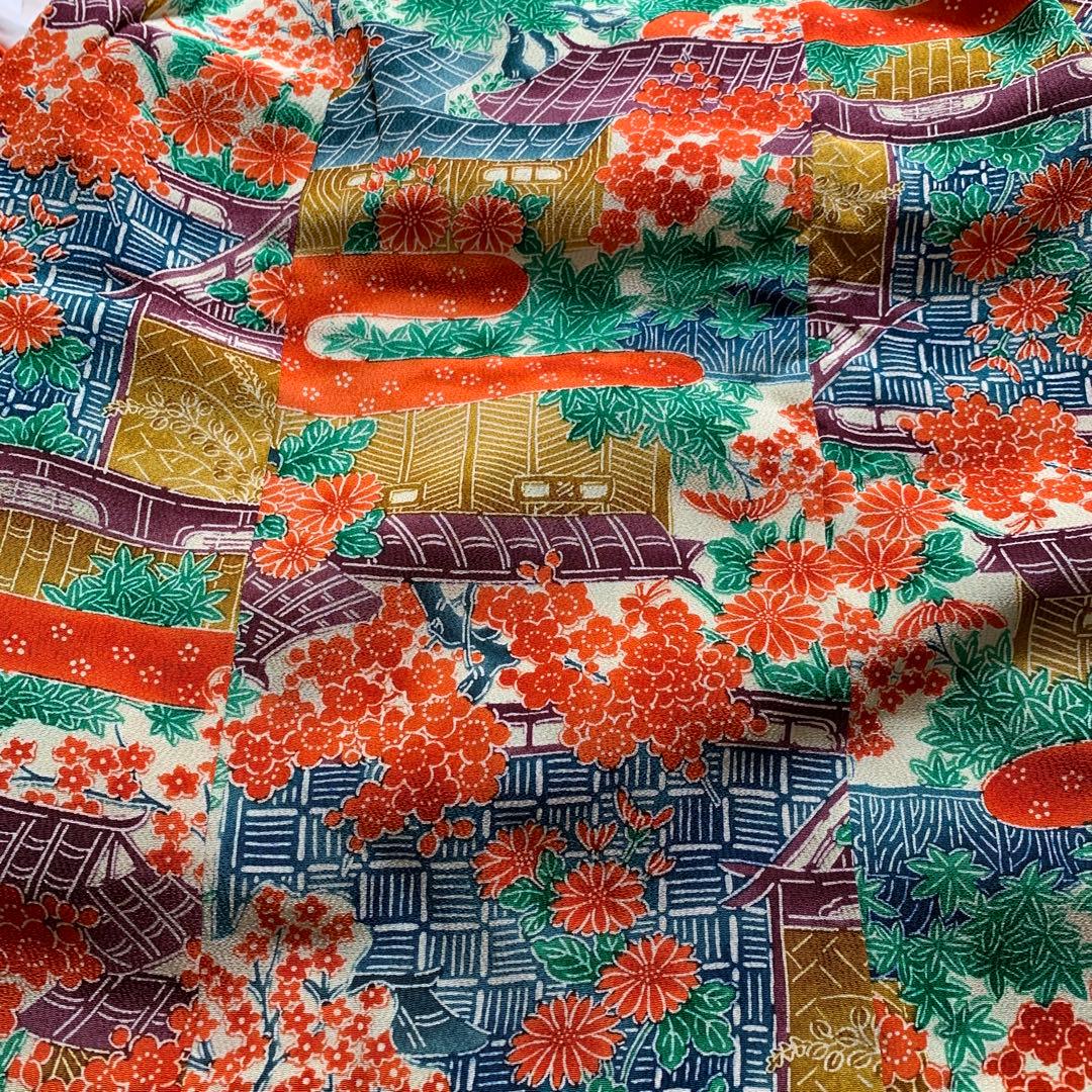 セット売り　着物　帯　七五三　7歳　日舞　昭和レトロ　アンティーク着物