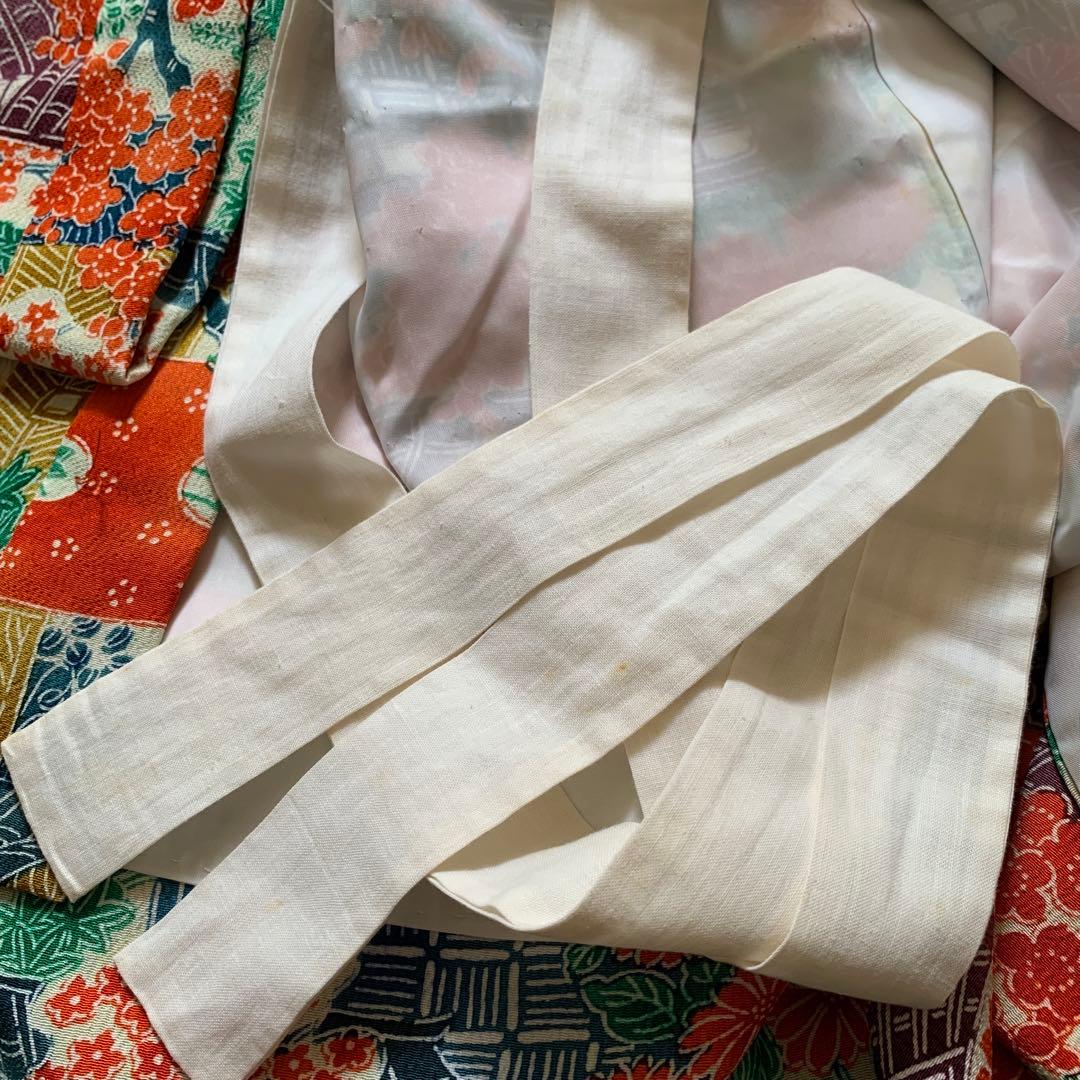 セット売り　着物　帯　七五三　7歳　日舞　昭和レトロ　アンティーク着物