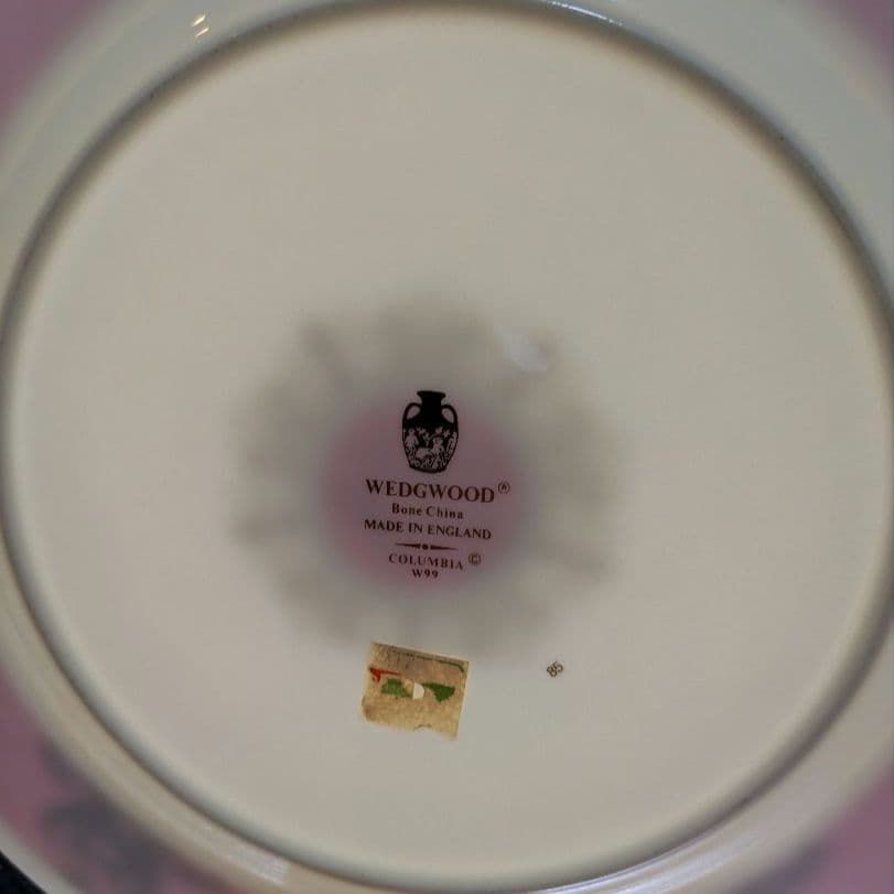 【最高級】ウェッジウッド　コロンビア パウダールビー　27cmプレート２枚セット