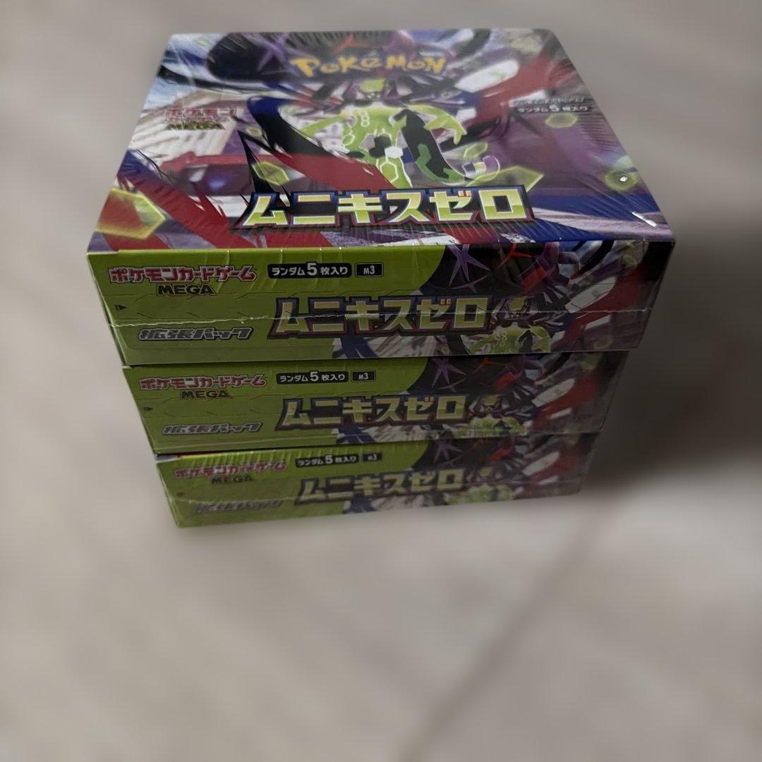 ポケモンカードゲーム ムニキスゼロ シュリンク付き3BOX - メルカリ