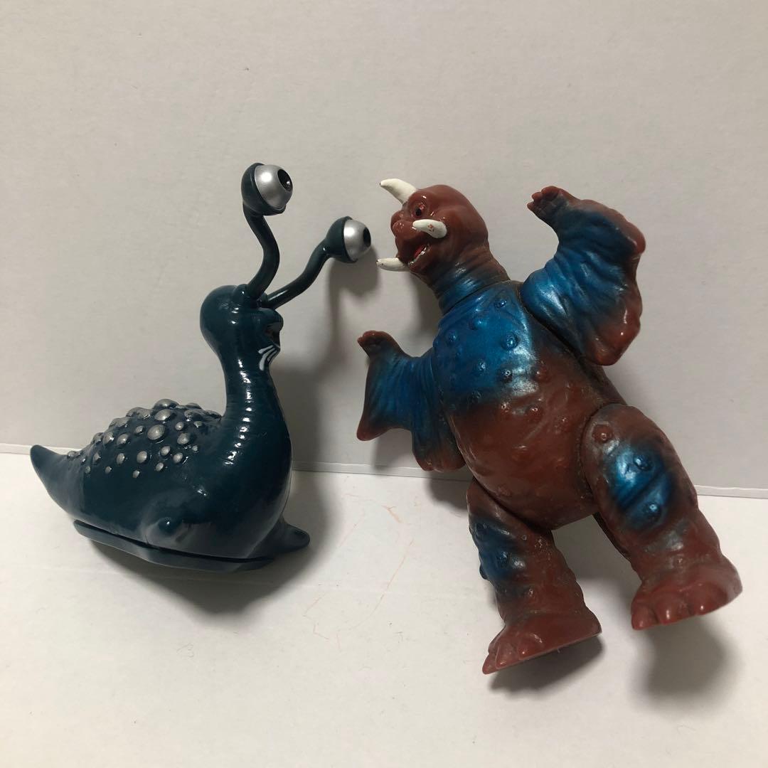 ブルマァク魂 ペギラ ナメゴン マルサン1期カラー ソフビ 2体セット