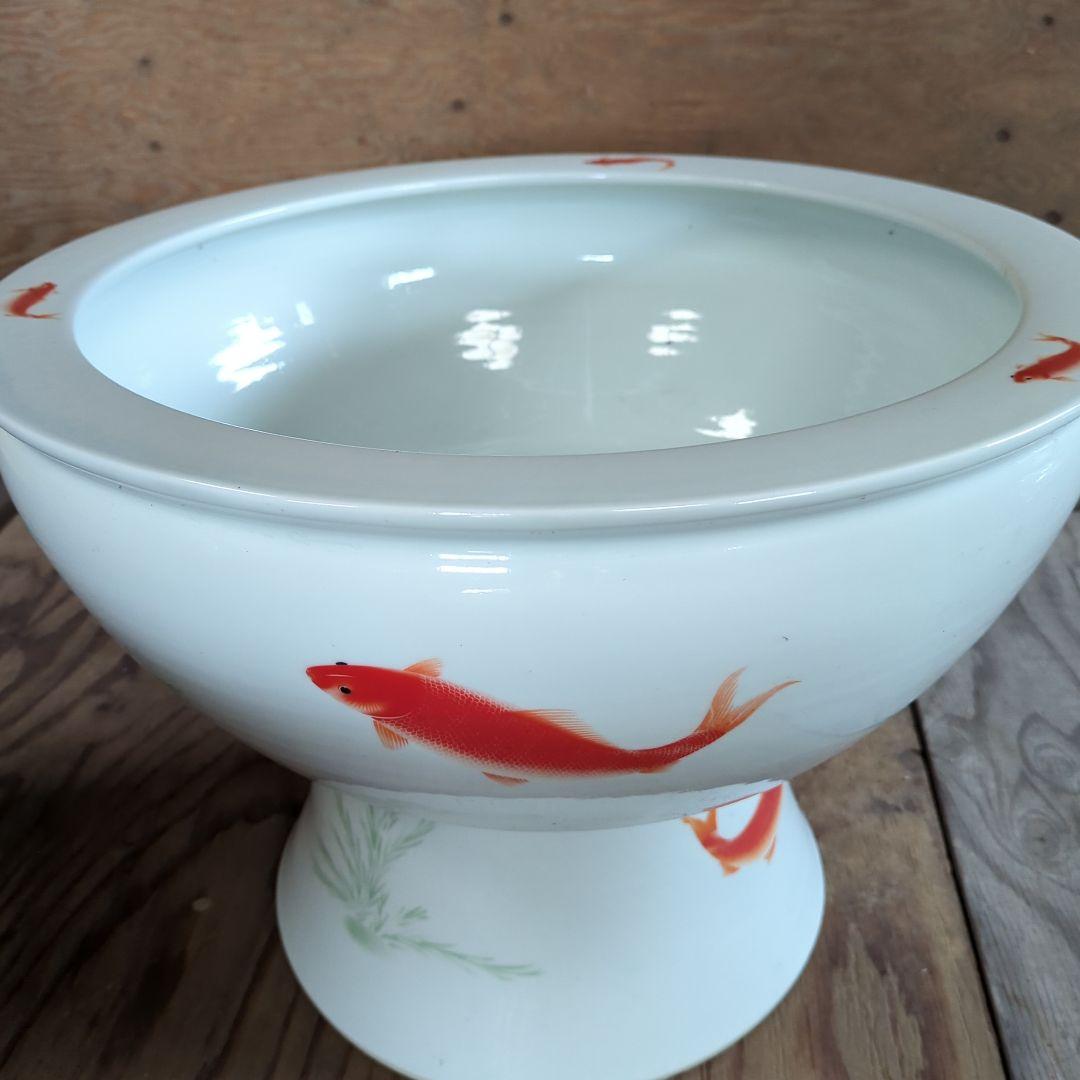 台付　 睡蓮鉢　鯉模様　ほか