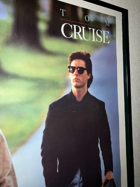 88年 オリジナル レインマン ダスティンホフマン トムクルーズ 額付 ポスター