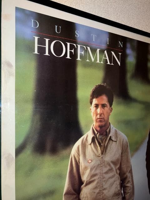 88年 オリジナル レインマン ダスティンホフマン トムクルーズ 額付 ポスター