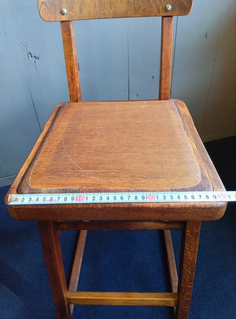 木製子供用スツール　ヴィンテージ　レトロ
