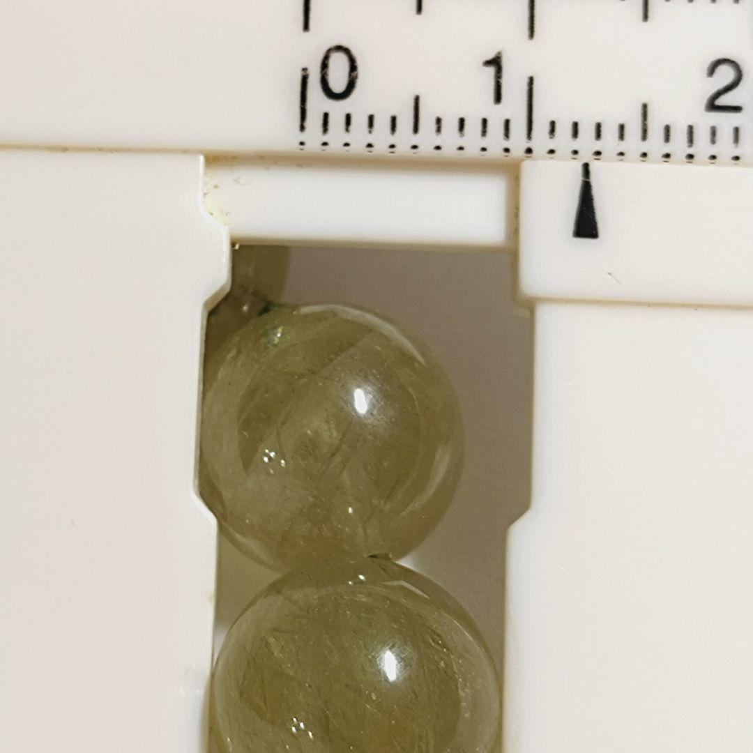 ★ゴールデントリフェーン 12.5ミリ珠 ブレスレットB(SA+)