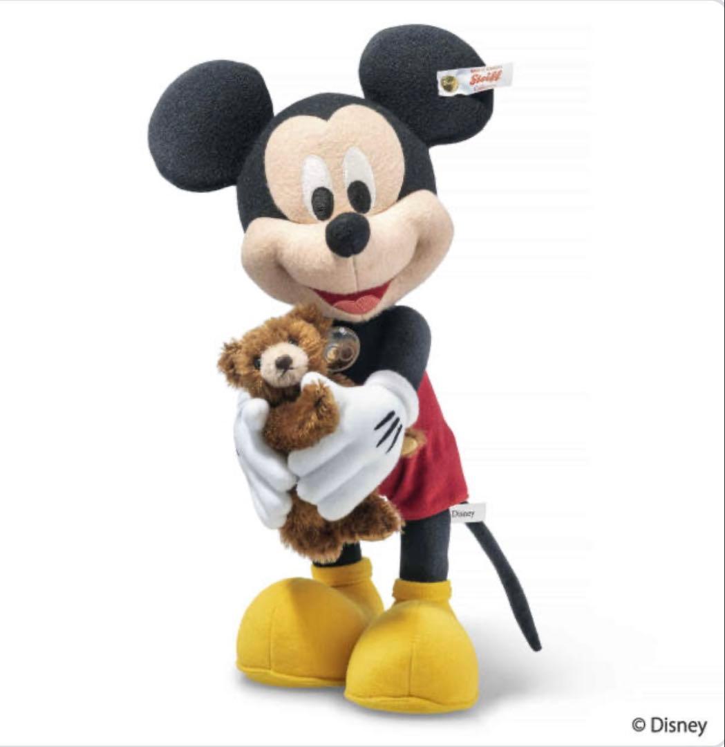 ディズニー100 シュタイフ ミッキー ぬいぐるみ 世界限定