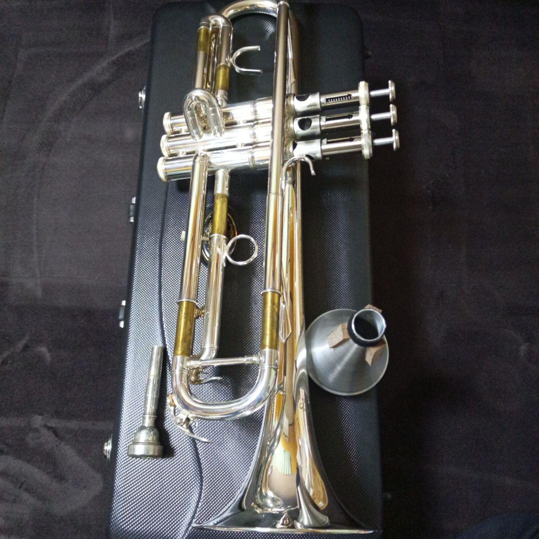 J.マイケル TR-300S トランペット本体シルバー アルミストレートミュート
