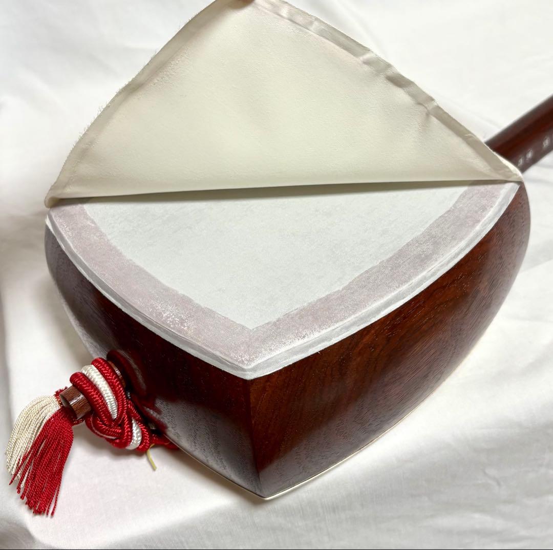 三味線セット 細棹 三つ折れ 長唄 萩江