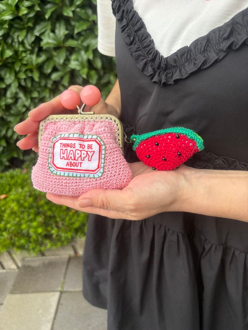 ♡ハンドメイド♡レース編み♡コヤンイサムチョン/がま口♡*四角型