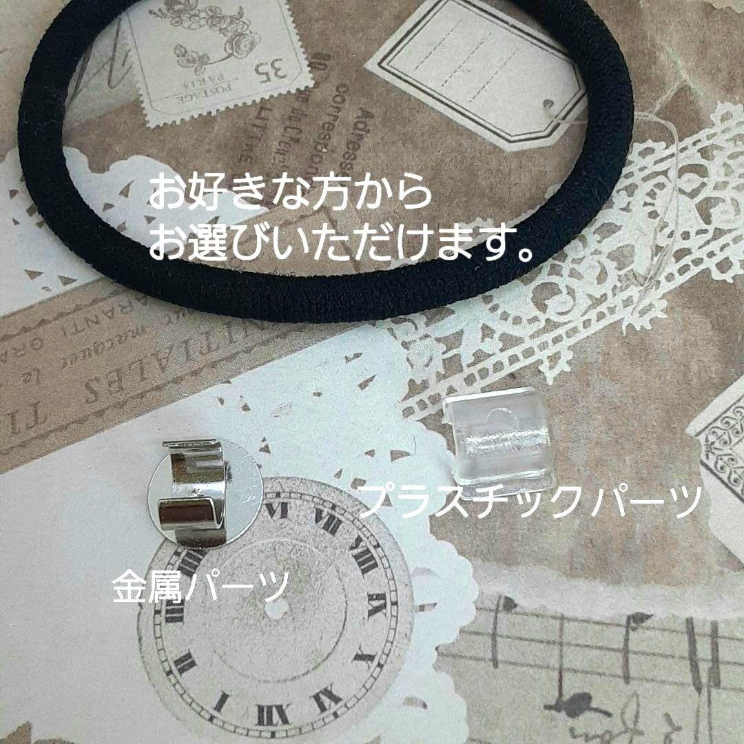 ＃406 紅＆ブラック✴和柄✴雪うさぎ✴レジンヘアゴムキーホルダーブローチ