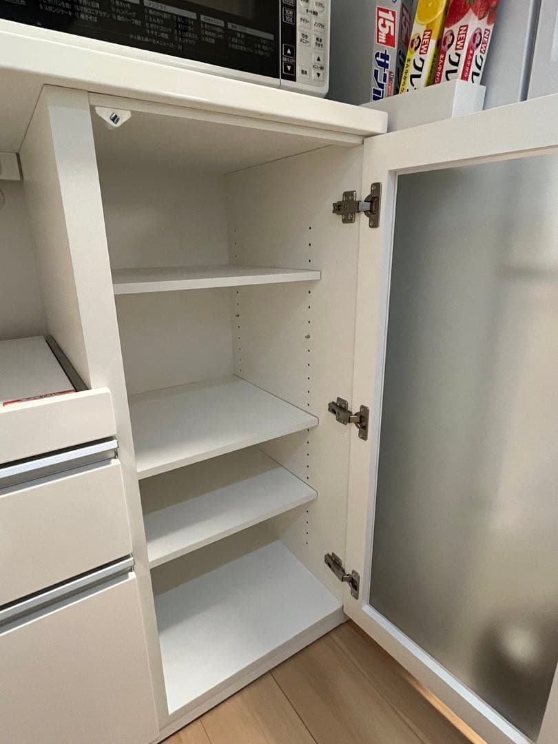 ［NITORIニトリ］食器棚キッチンボードレンジ台ホワイト