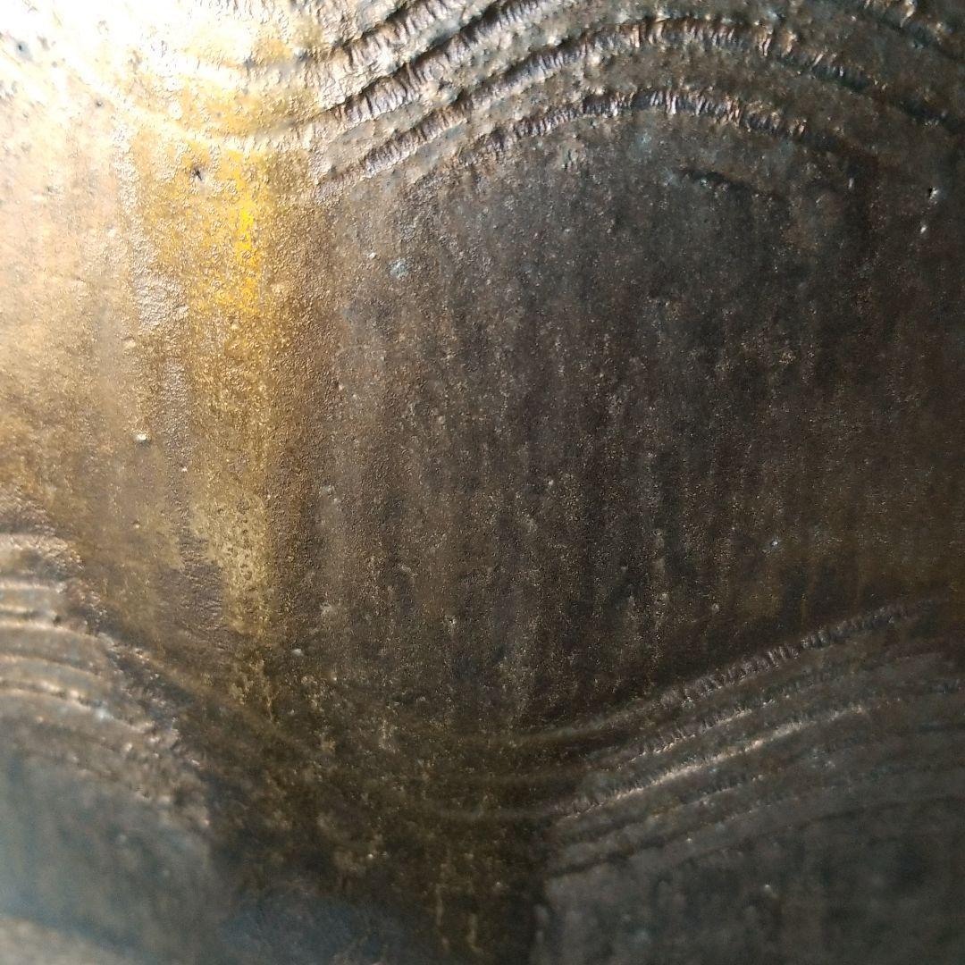 お値下げしました⤵信楽焼傘立て 金茶壷 高さ45cm - メルカリ