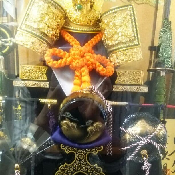 ５月節句 兜 久月 お値下げ　オルゴール付