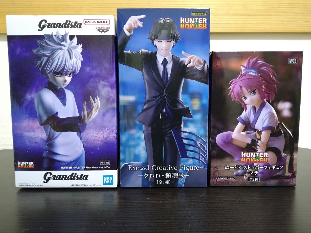 HUNTER×HUNTER フィギュア キルア クロロ マチ 3体セット - メルカリ