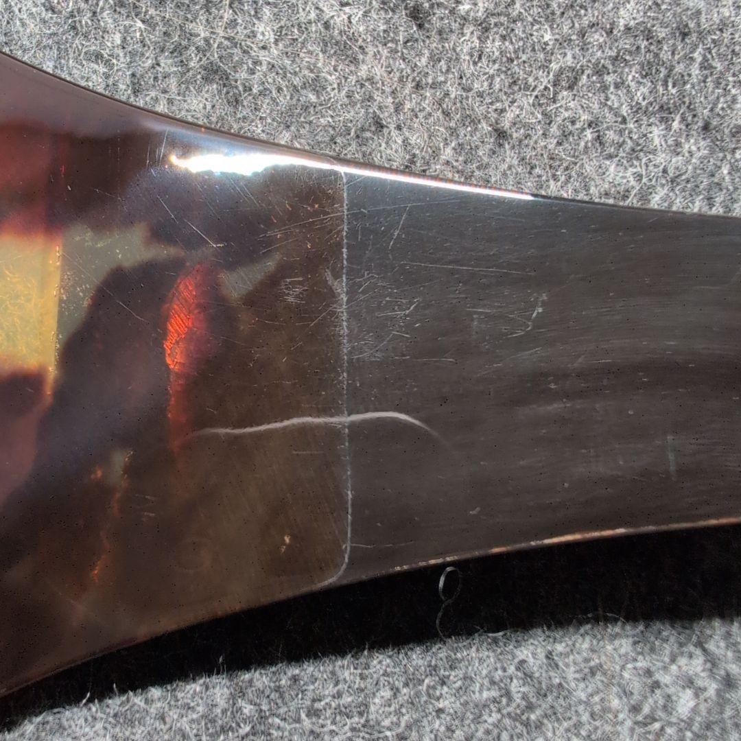 津軽三味線撥（バチ） 鼈甲張り合わせ　プラ台