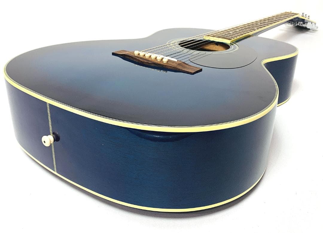 美品 fina FF20BLS フィナ アコースティックギター ブルー【整備品