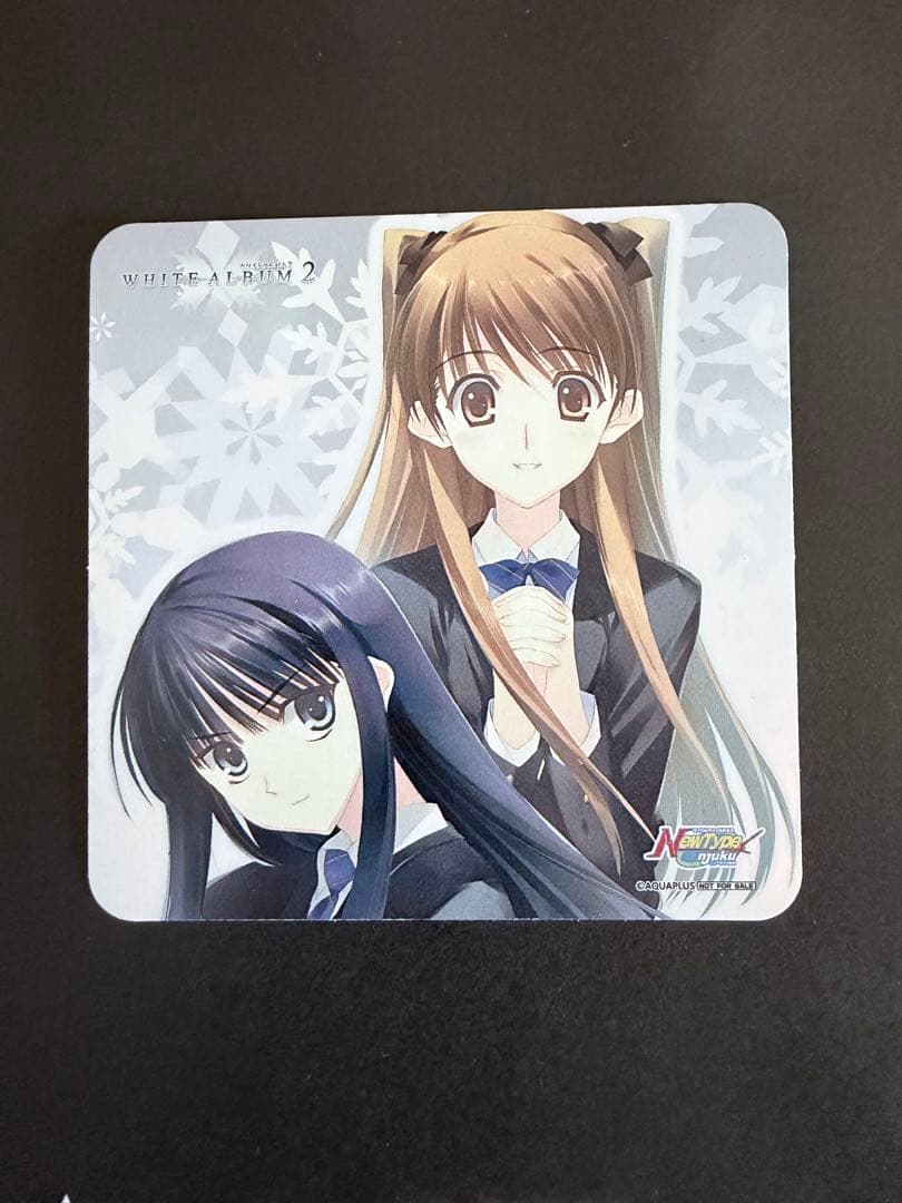 WHITE ALBUM2 コラボカフェ 特典 コースター 冬馬かずさ 小木曽雪菜