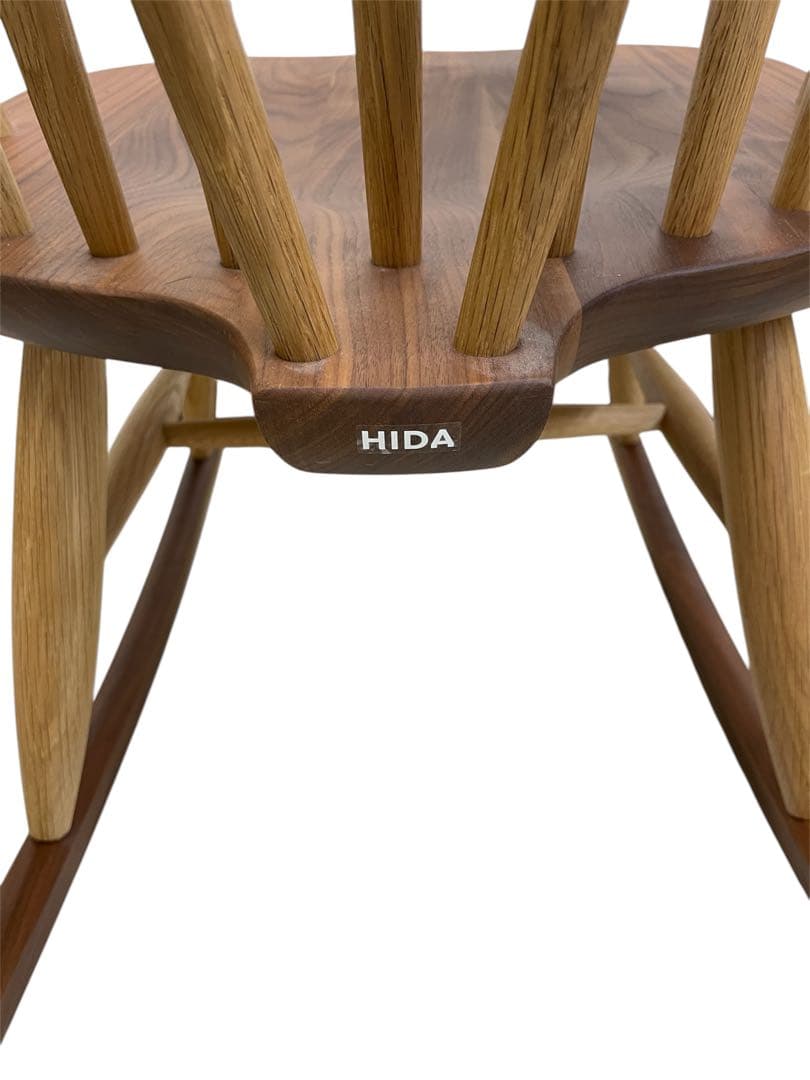 飛驒産業 ロッキングチェア NM267RC木製 高級家具　キツツキマーク