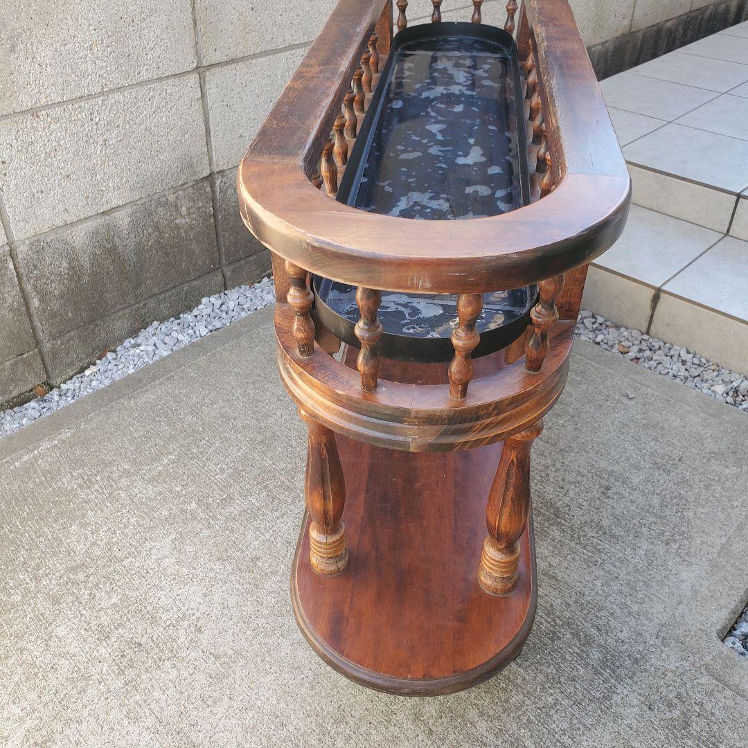 Demain ドマン イタリー 木製プランター ワゴン 木製 フラワーベース