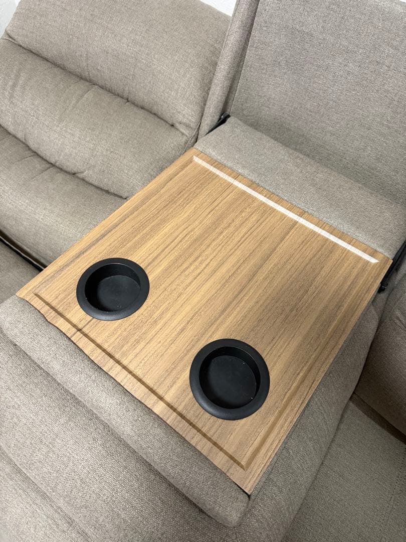 【からあげ】ニトリ Nビリーバー 電動リクライニングソファ 3人掛け