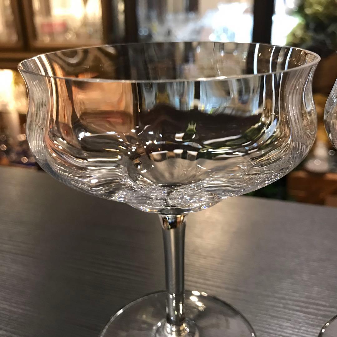 人気☆美しいオールドバカラBACCARATカプリCapriシャンパンクープ