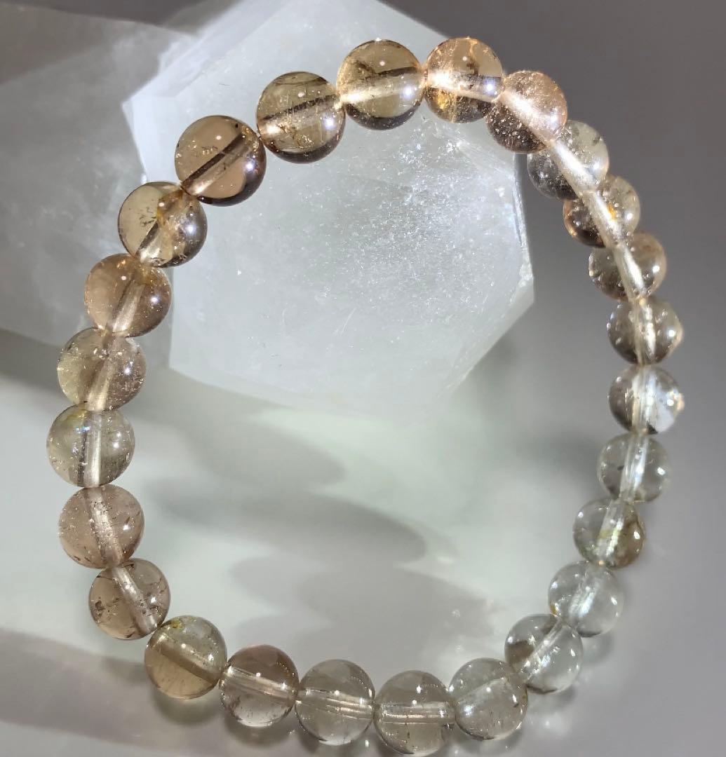 ⭐️Kちゃん様⭐️ 繋がり強化のエネルギー❣️希少石　シャンパントパーズ　ブレスレット