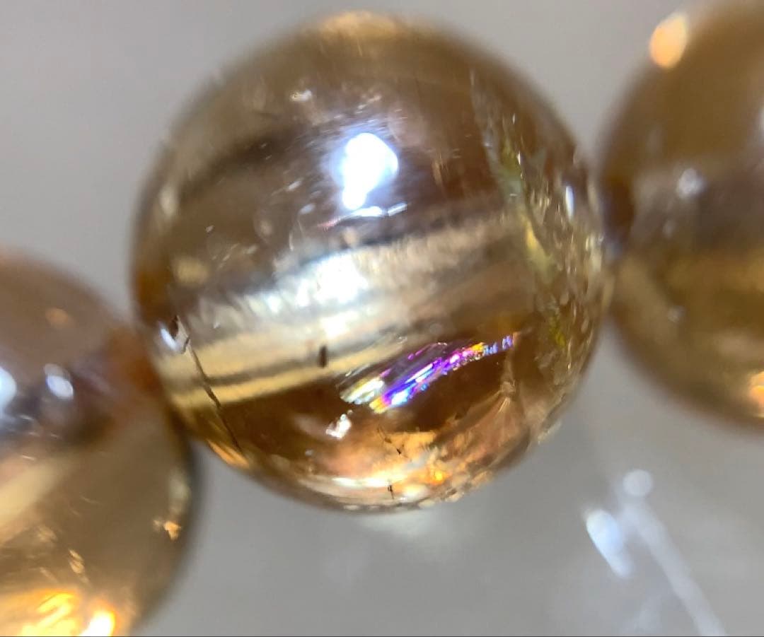 ⭐️Kちゃん様⭐️ 繋がり強化のエネルギー❣️希少石　シャンパントパーズ　ブレスレット